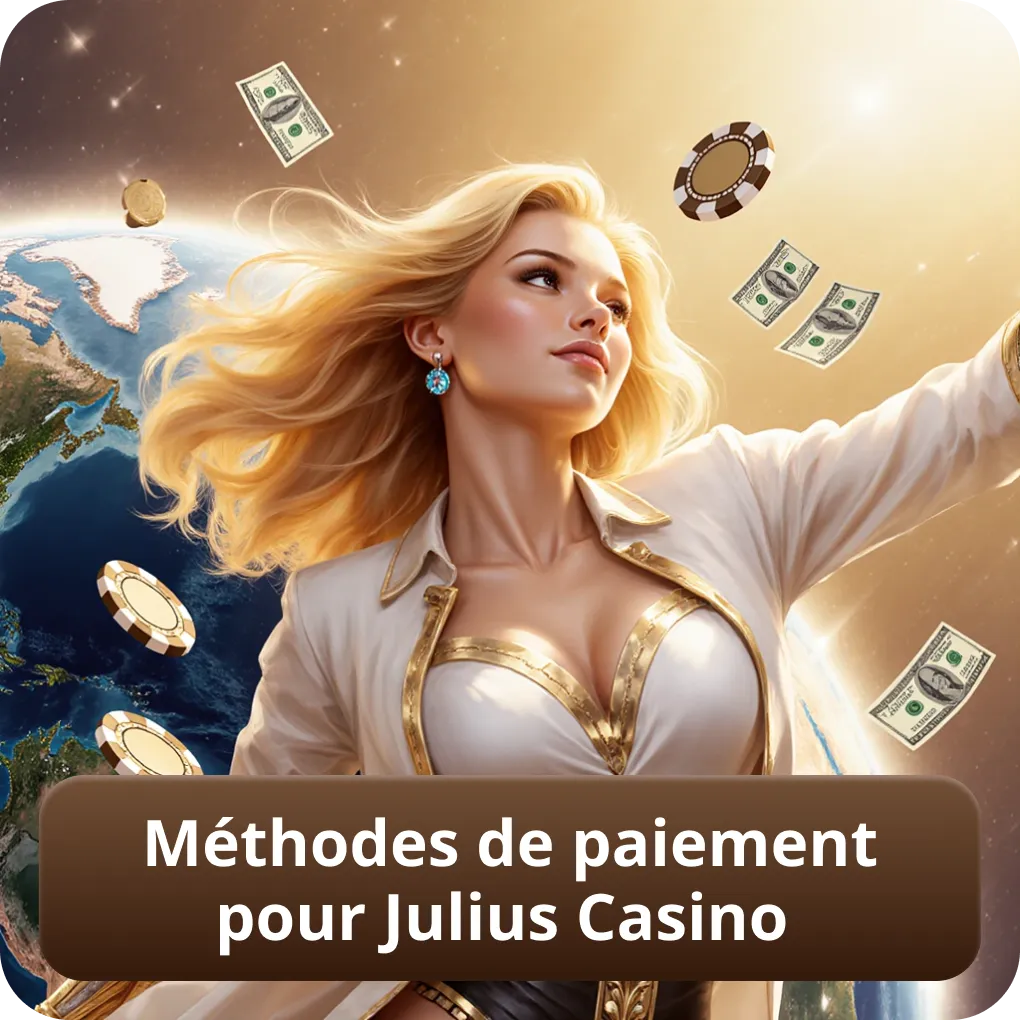 Méthodes de paiement pour Julius Casino Julius Casino
