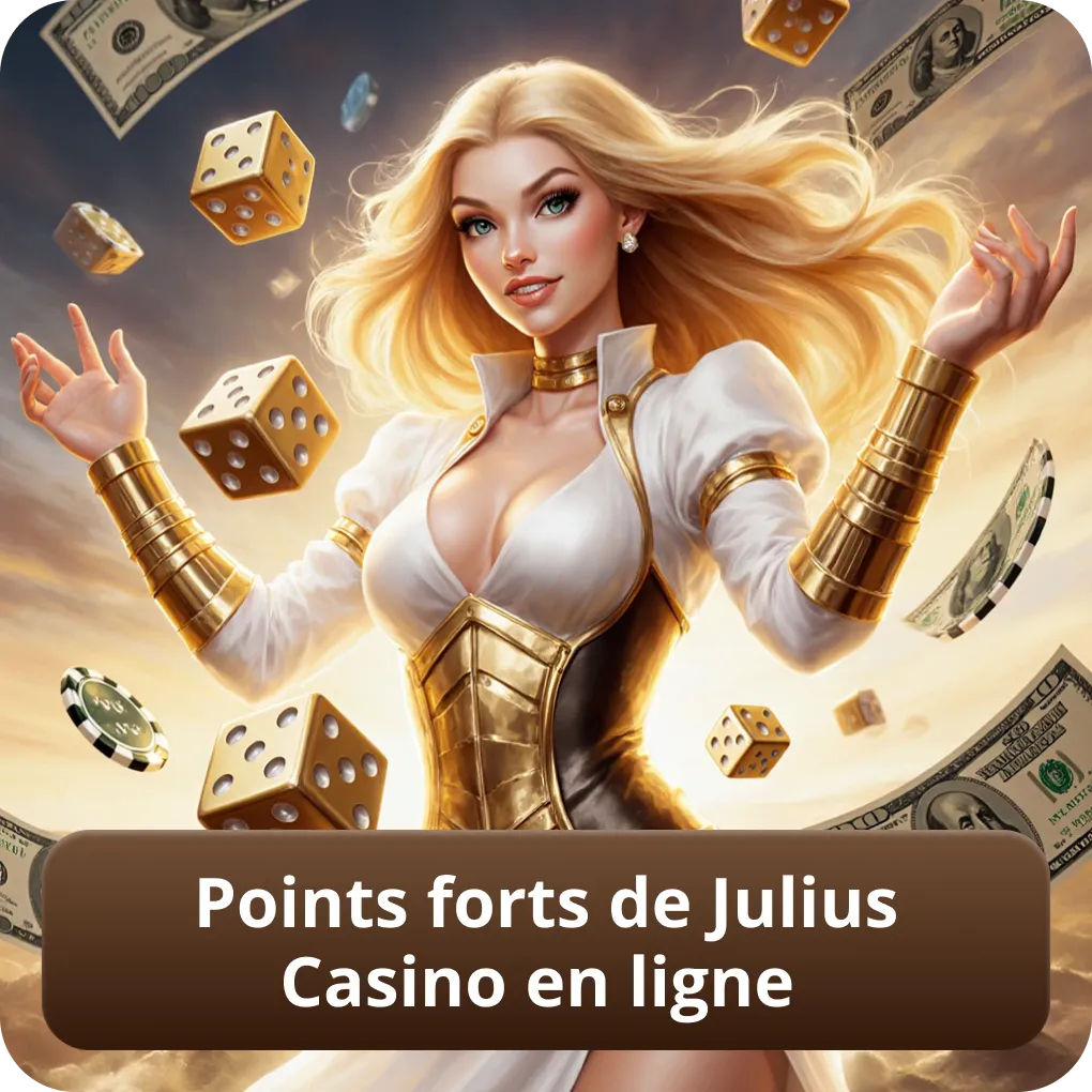 Points forts de Julius Casino en Ligne Julius Casino